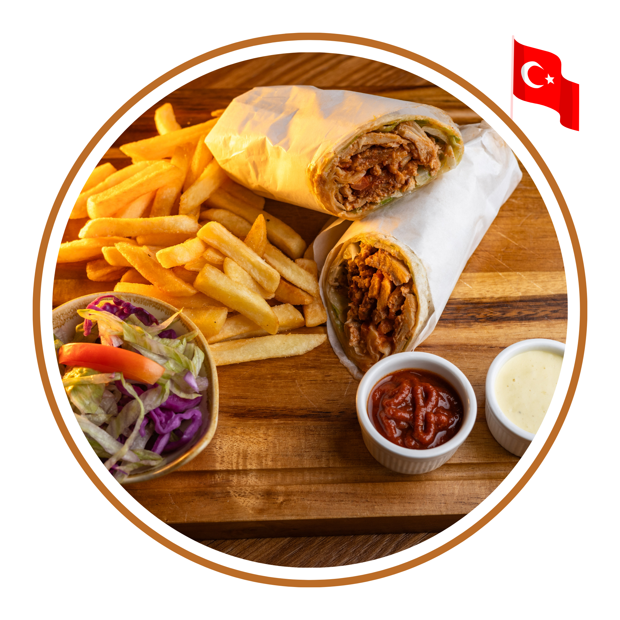 Turkish Doner Chicken Shawarma
